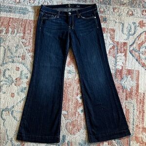 7 For All Mankind Dojo Flare Jeans Size 29
